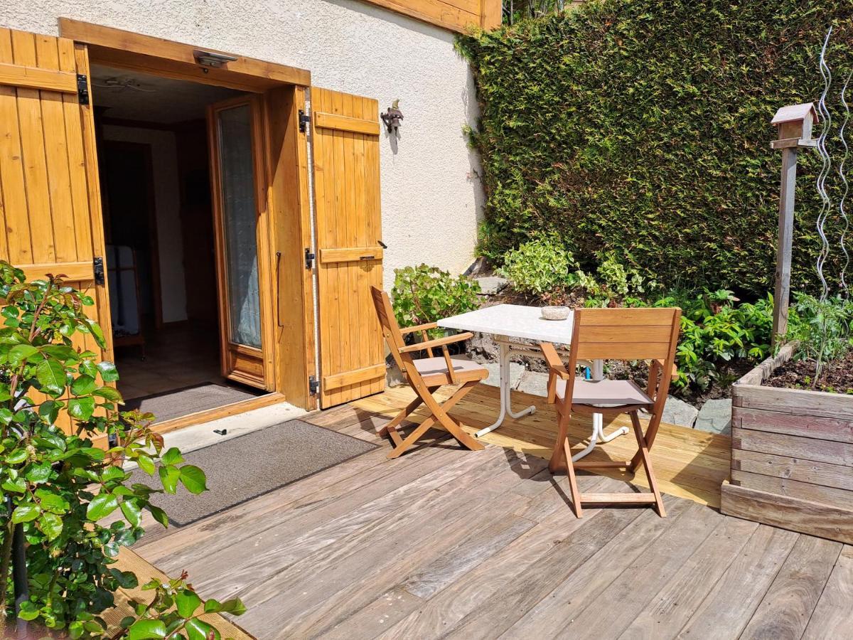 A4 Km De Megeve Tres Joli Studio Avec Jacuzzi ,Vue Sur Les Montagnes Au Calme Praz-sur-Arly Εξωτερικό φωτογραφία